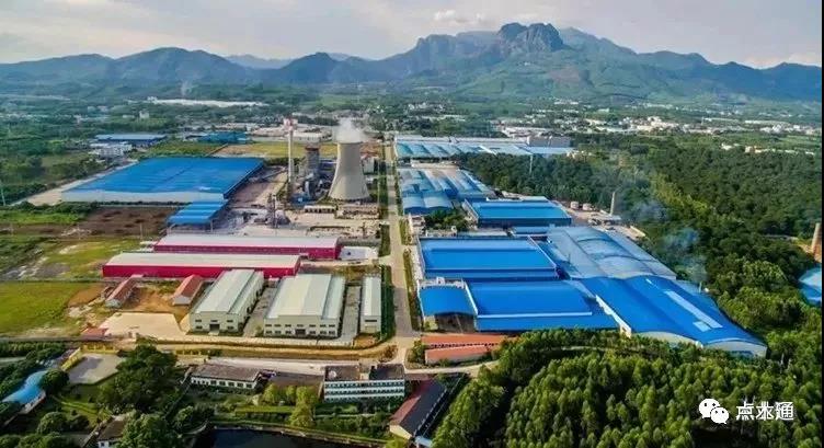 覃塘区林业生态循环经济(核心)示范区厂房林立